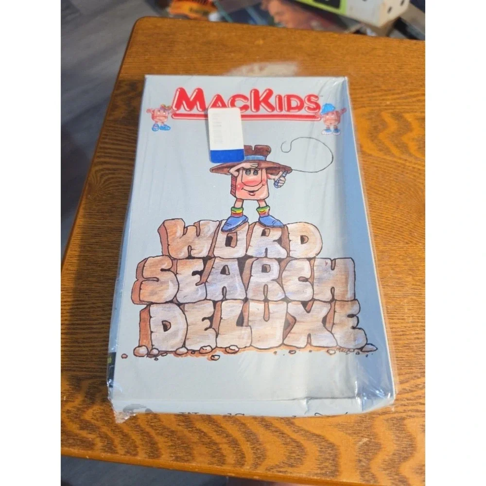 Vtg Nos Mackids Word Search Deluxe  Computer Game 1991